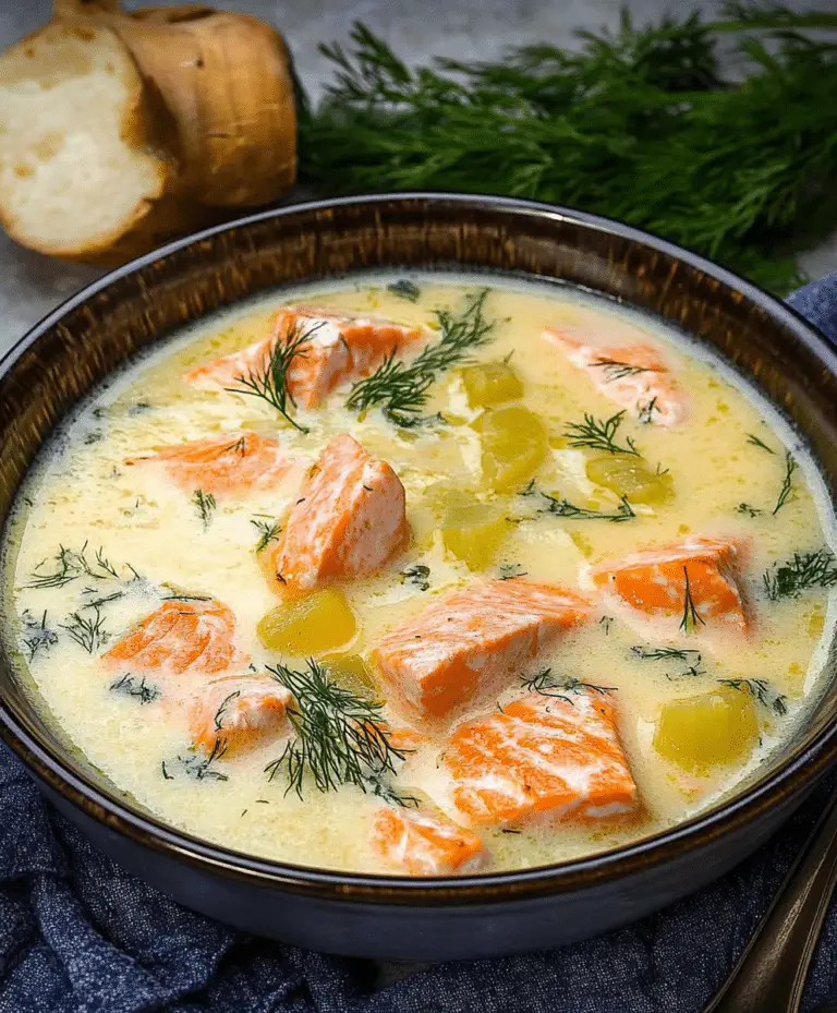 Finnish Salmon Soup (lohikeitto) Recipe