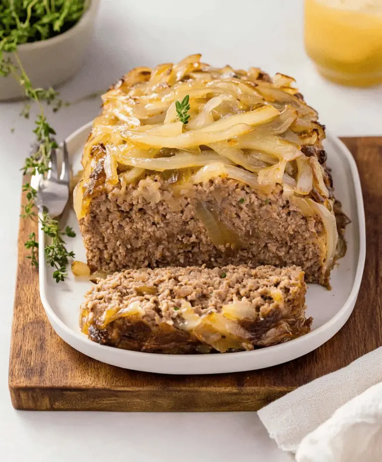 French Onion Meatloaf Recipe