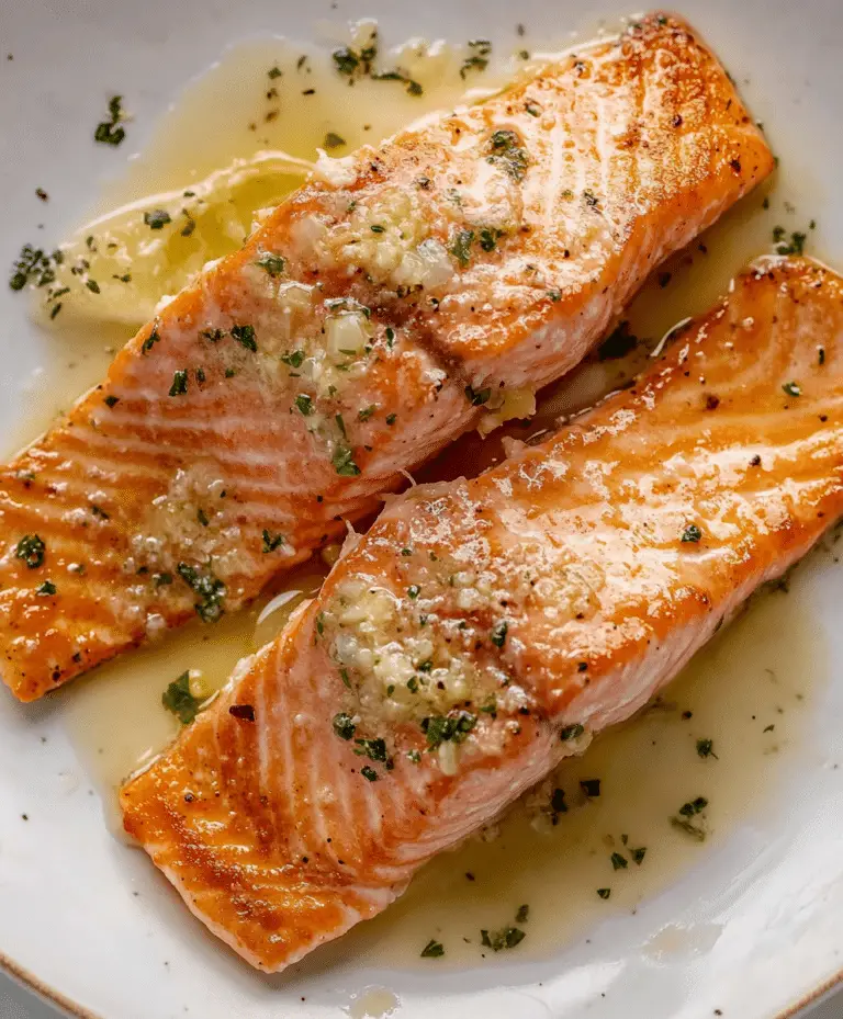 Garlic Butter Salmon Recipe
