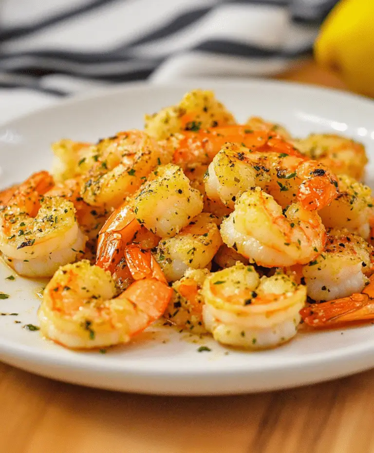 Garlic Parmesan Roasted Shrimp Recipe