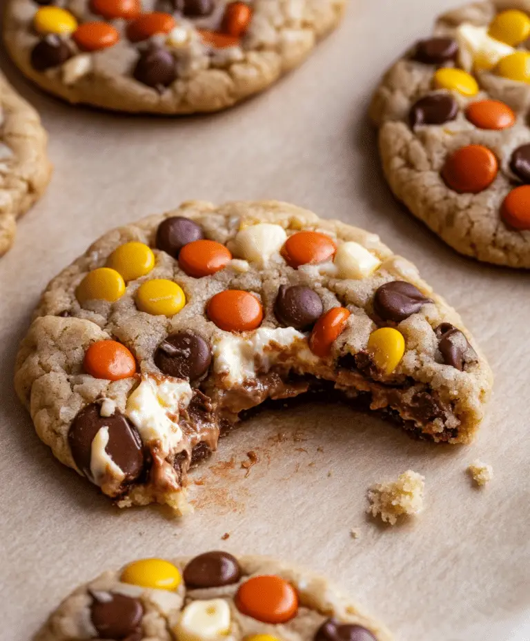 Gooey Reese’s Cheesecake Cookies Recipe