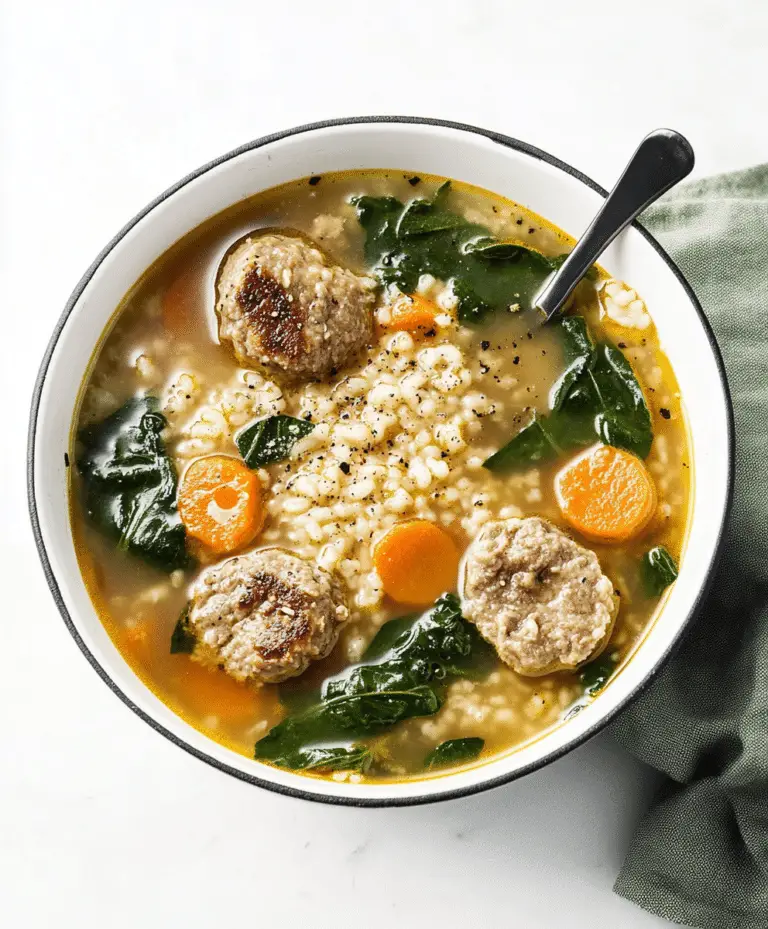 Italian Wedding Soup Recipe