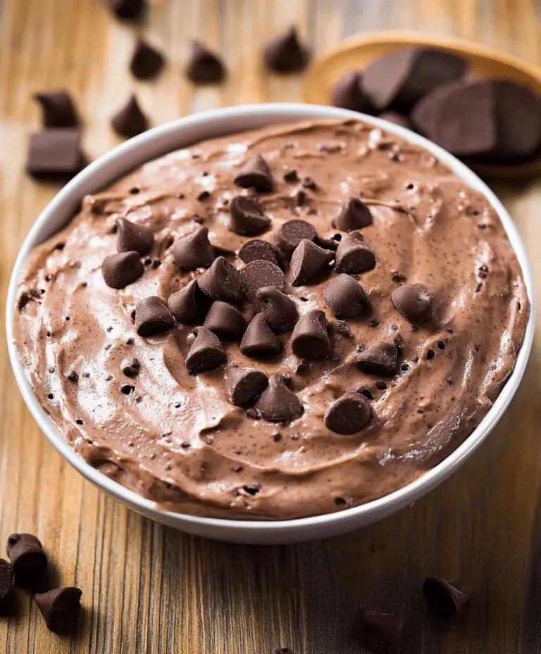 Luscious Brownie Batter Dip Recipe