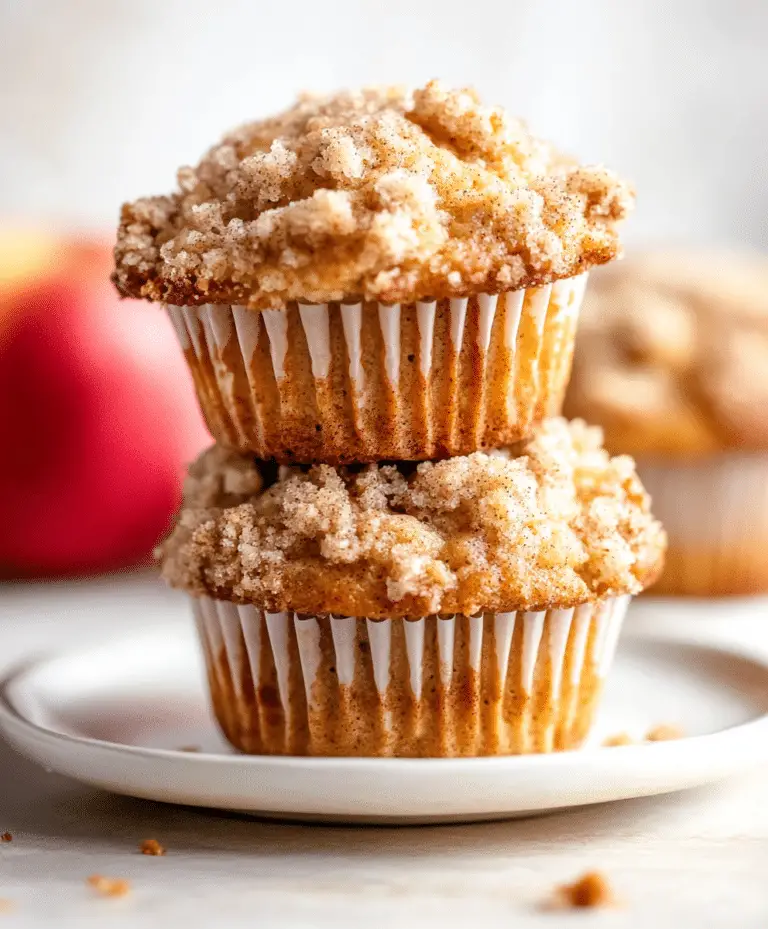 Moist Apple Cinnamon Crumb Muffins Recipe