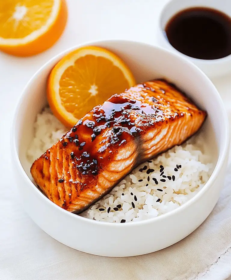 Orange Teriyaki Salmon Recipe