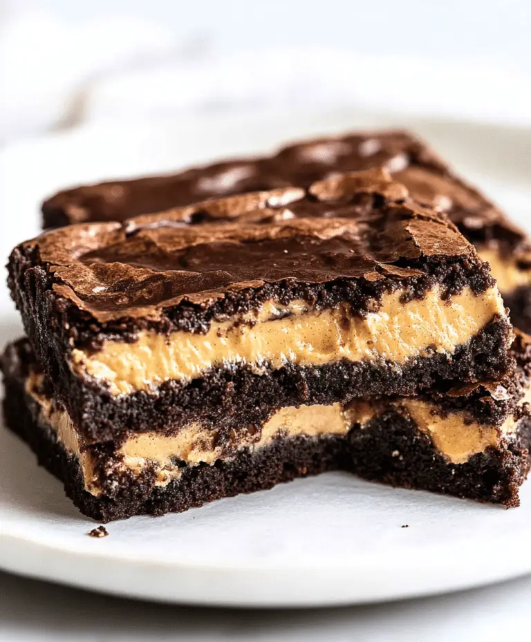 Peanut Butter Brownies Recipe