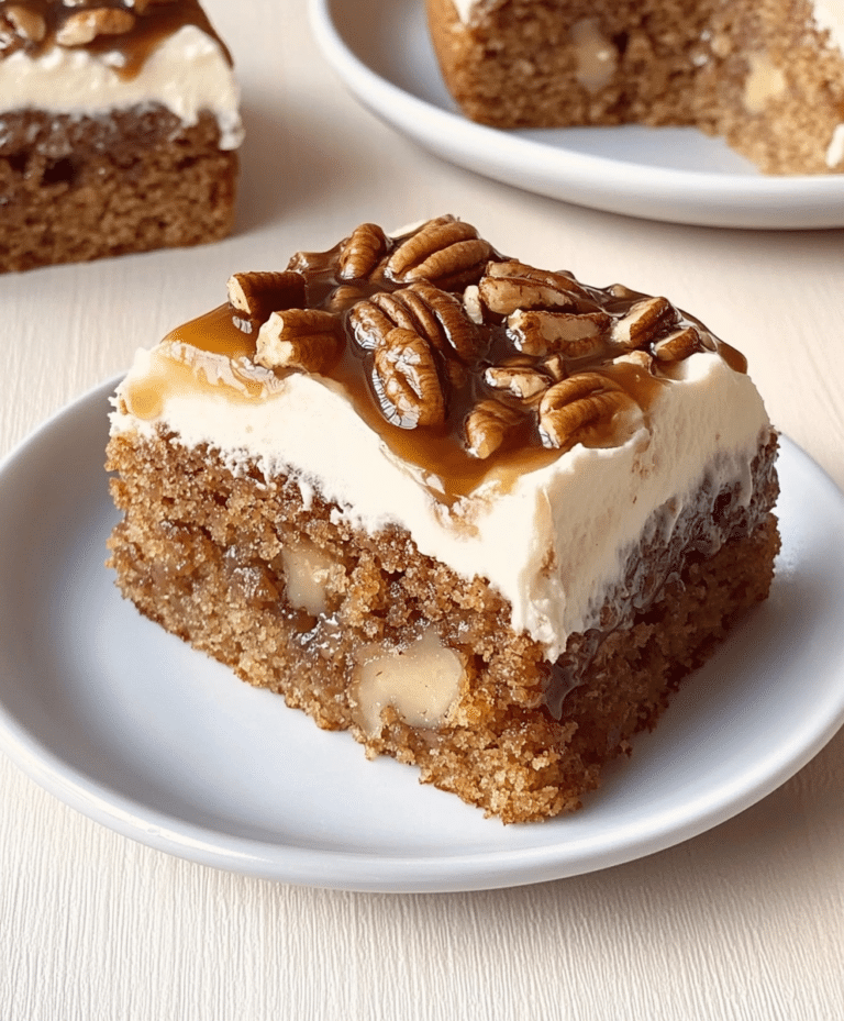 Pecan Pie Snack Cake With Maple Buttercream Recipe
