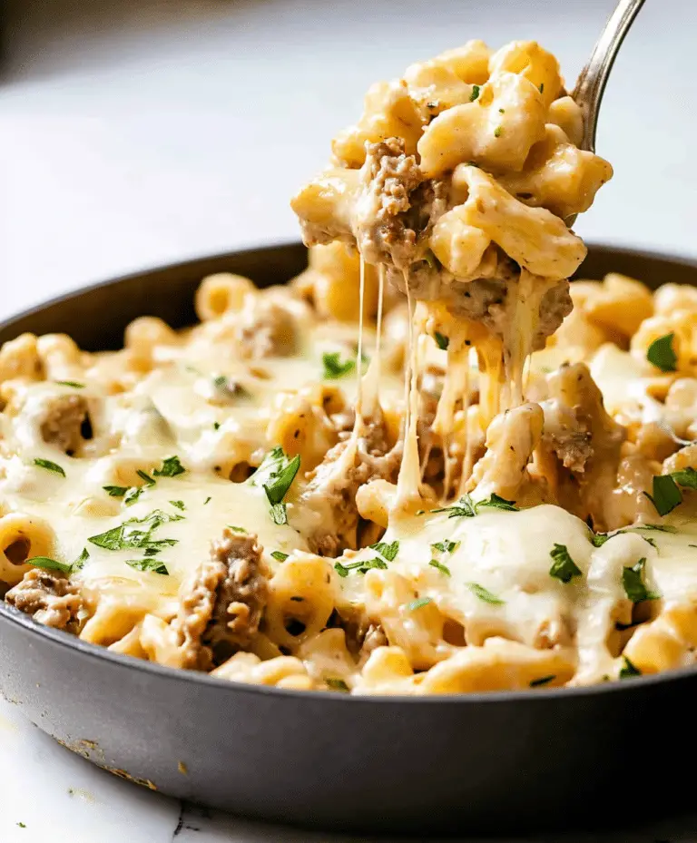 Philly Cheesesteak Pasta Recipe