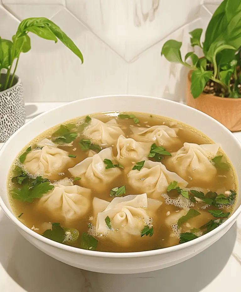 Quick & Easy Wonton Soup Recipe