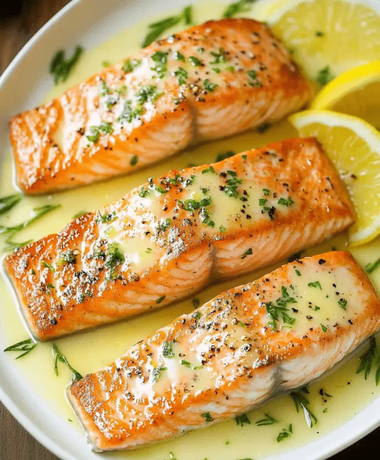 Salmon With Garlic Lemon Butter Sauce Recipelemon Garlic Buttersauce Recipe