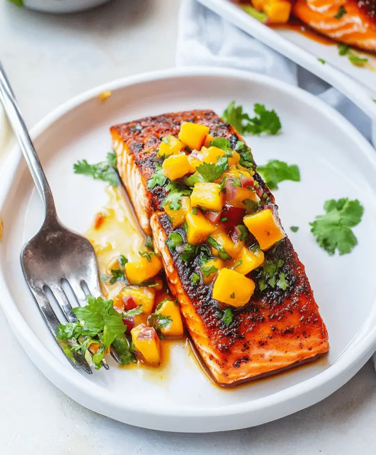 Salmon With Mango Salsa Recipe