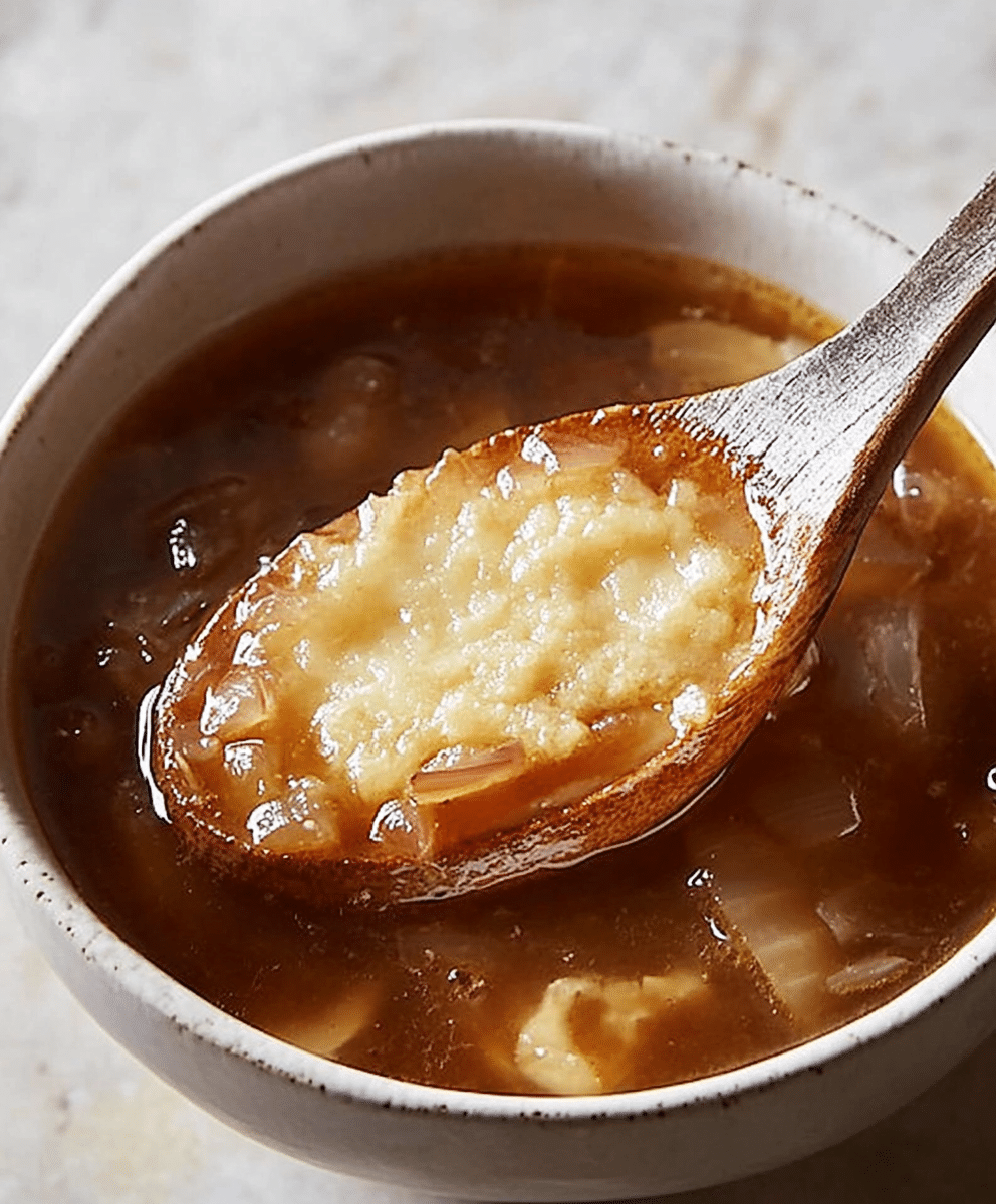 Slow Cooker French Onion Soup Recipe - Savory Recipe