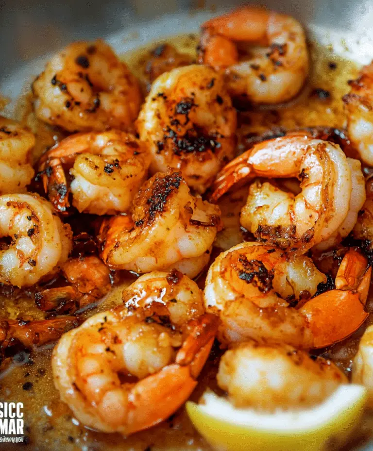 Spicy Lemon Garlic Shrimp Recipe