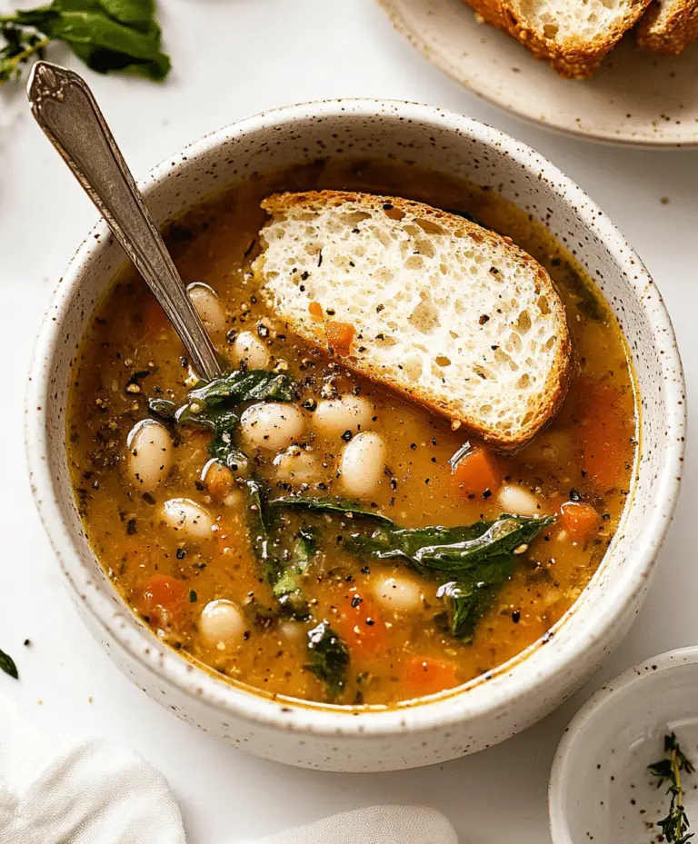 Tuscan White Bean Soup Recipe
