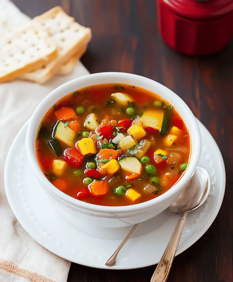 Vegetable Soup Recipe