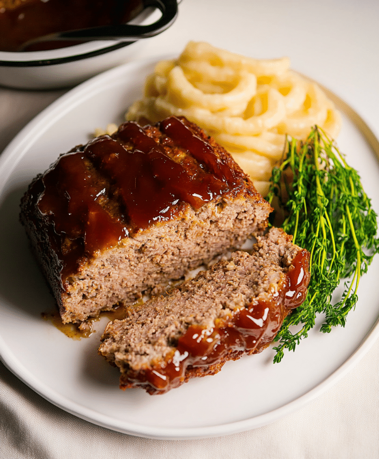 Best Classic Meatloaf With A Sweet And Tangy Glaze Recipe