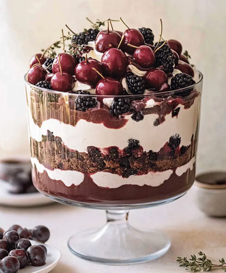 Black Forest Trifle Recipe