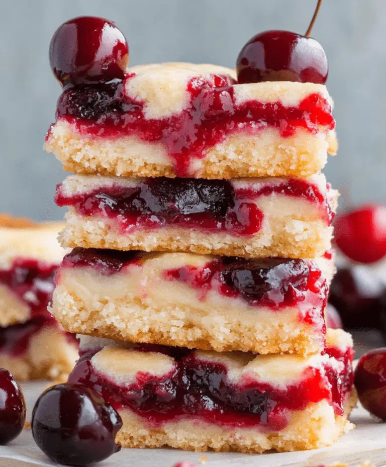 Christmas Cherry Bars Recipe