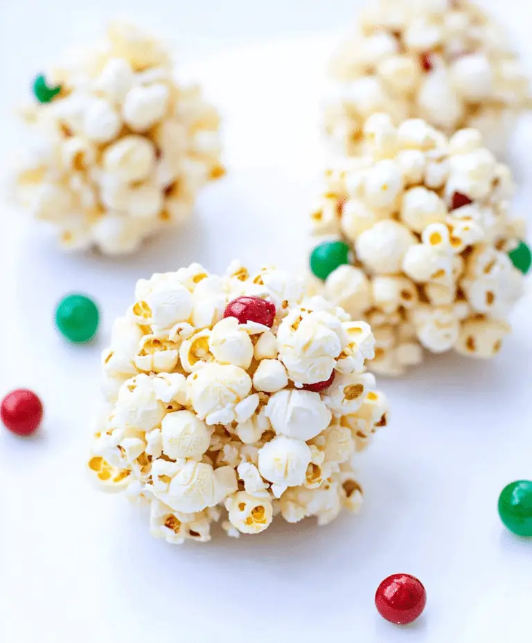 Christmas Popcorn Balls Recipe