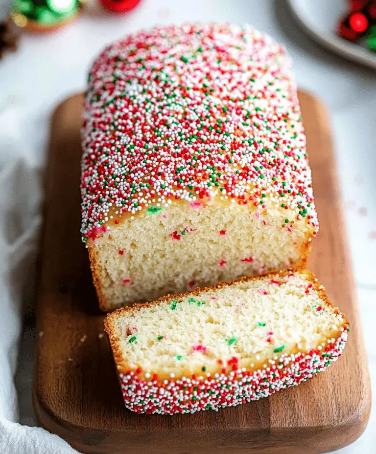 Christmas Sprinkle Buttermilk Bread Recipe