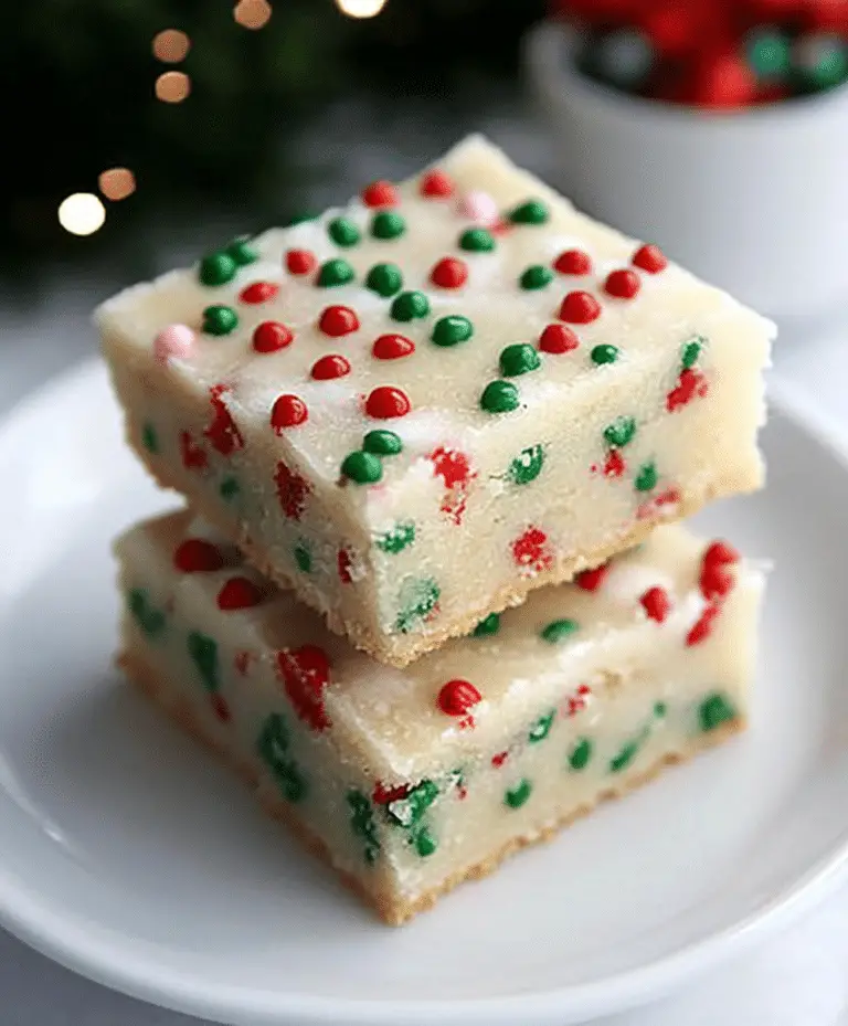 Christmas Sugar Cookie Bars Recipe