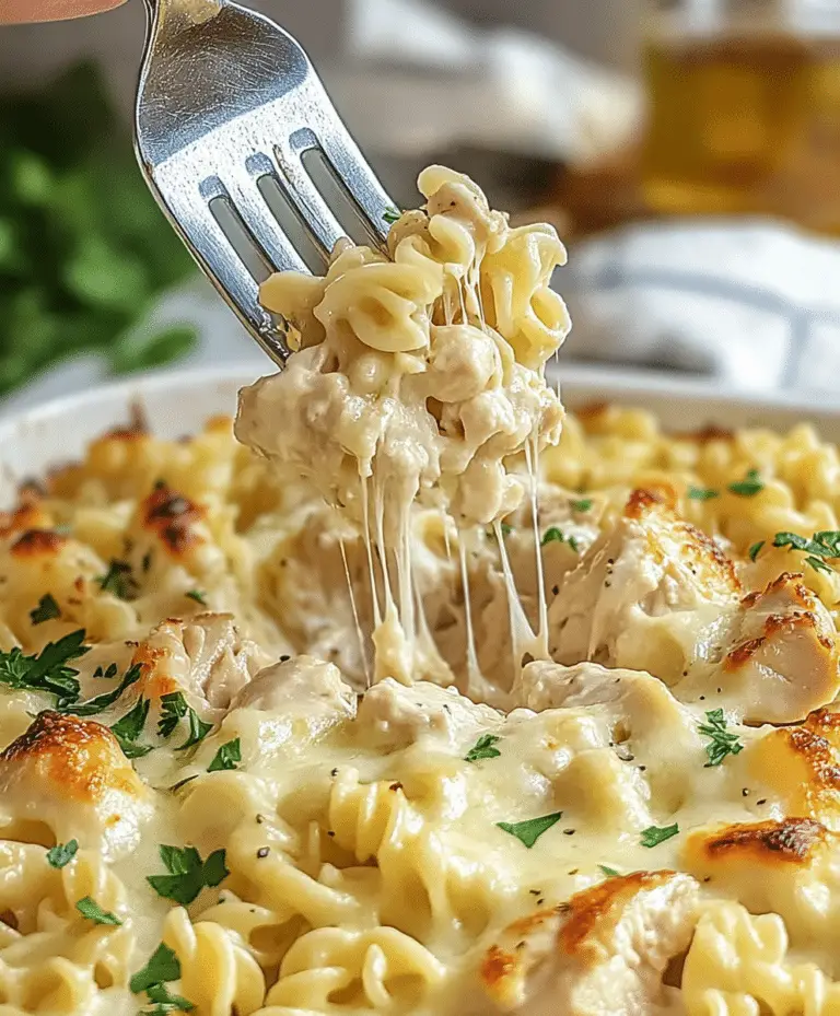 Garlic Parmesan Chicken Pasta Bake Recipe