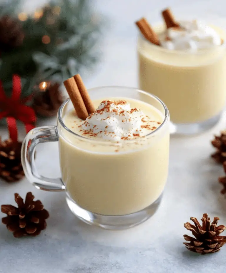 Homemade Eggnog Recipe