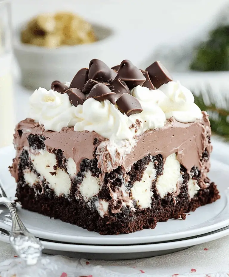 Hot Chocolate Poke Cake Recipe