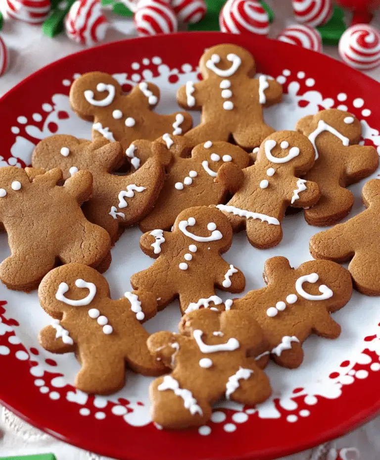 Soft & Chewy Gingerbread Men Cookies Recipe