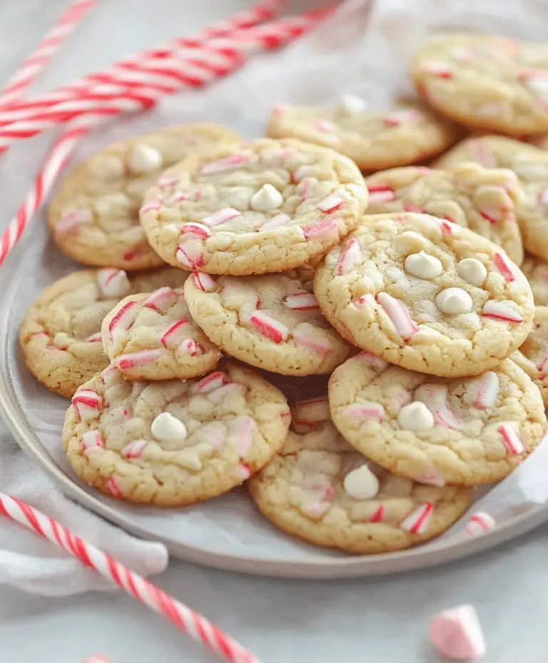White Chocolate Peppermint Cookies Recipe