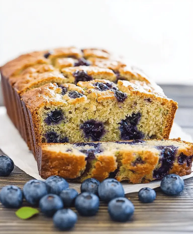Blueberry Zucchini Bread Recipe