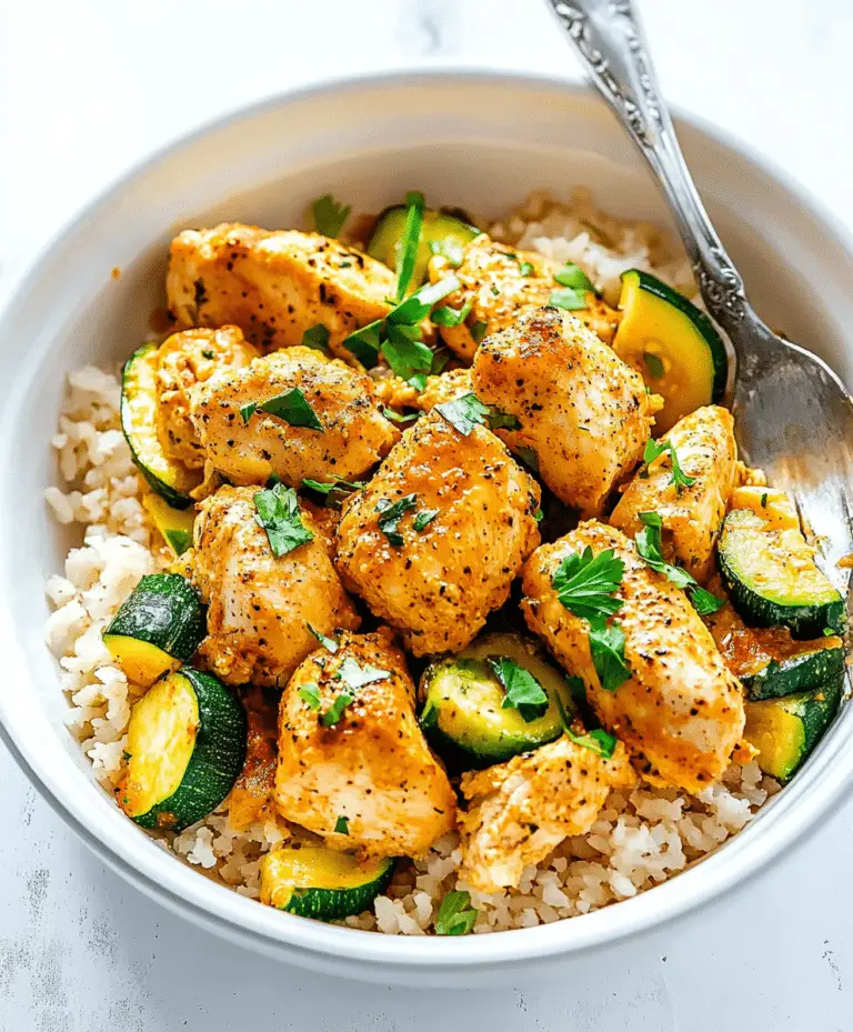 Easy Baked Chicken And Zucchini Recipe