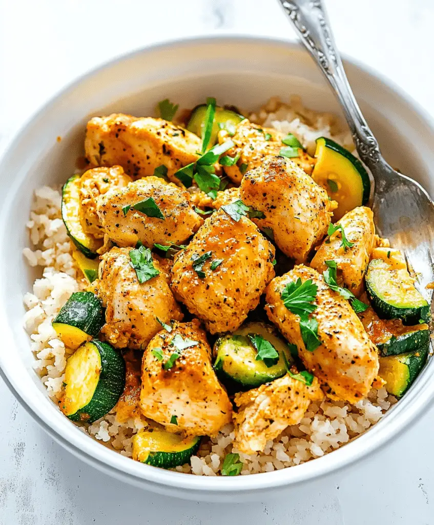 Easy Baked Chicken And Zucchini Recipe
