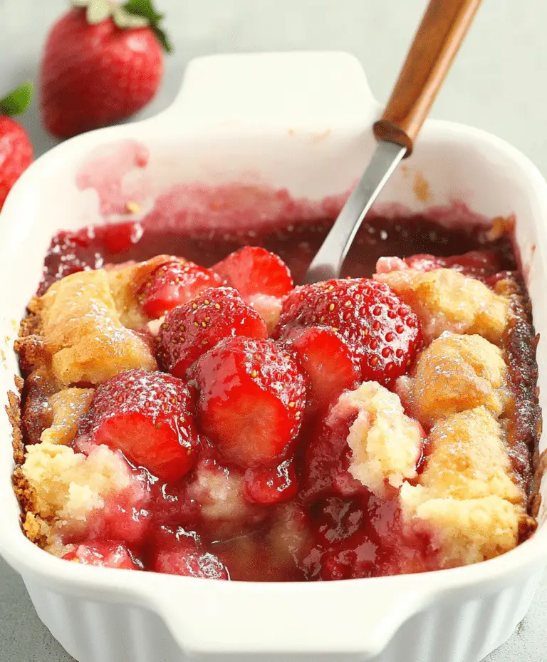 Easy Strawberry Cobbler Recipe