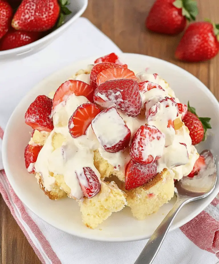 Easy Strawberry Trifle With Pound Cake Recipe