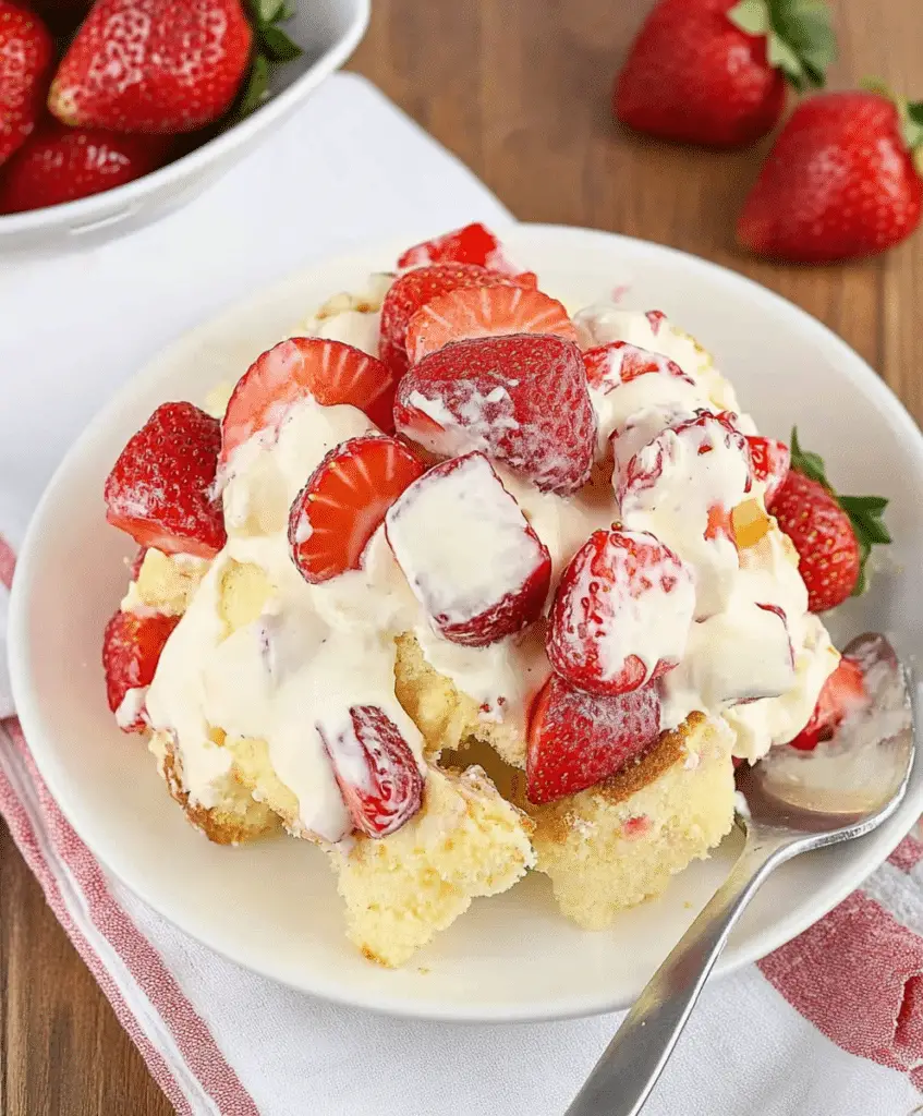 Easy Strawberry Trifle With Pound Cake Recipe