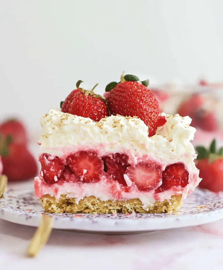 No-bake Strawberry Delight Recipe
