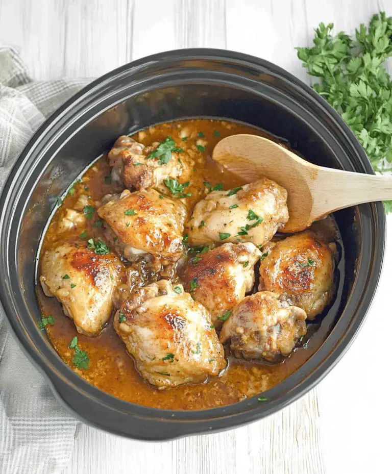Slow Cooker Honey Mustard Chicken Thighs (gluten-free) Recipe