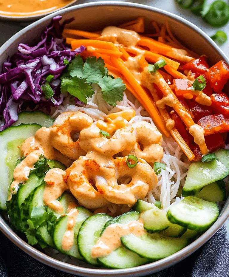 Spring Roll Bowls Recipe
