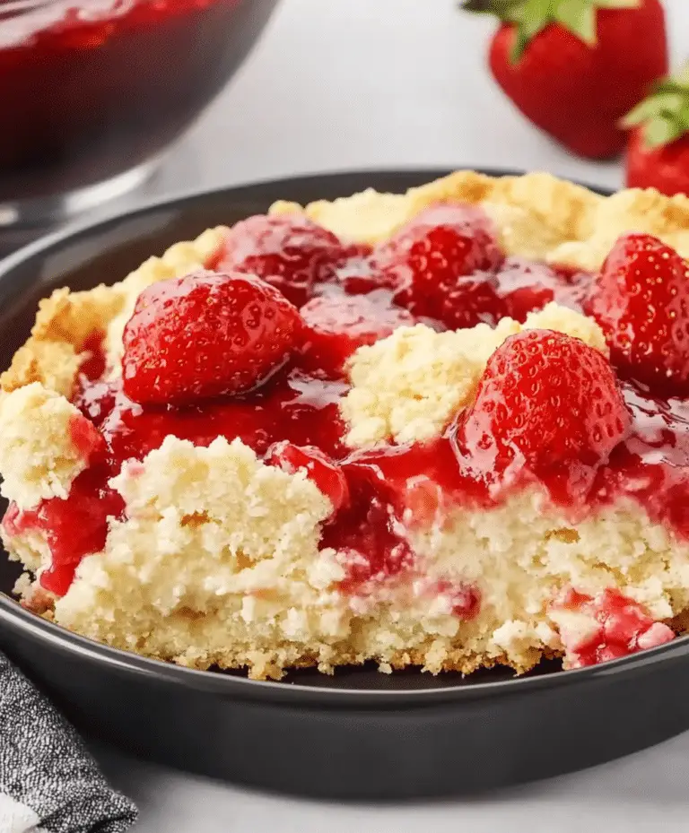 Strawberry Cheesecake Dump Cake Recipe