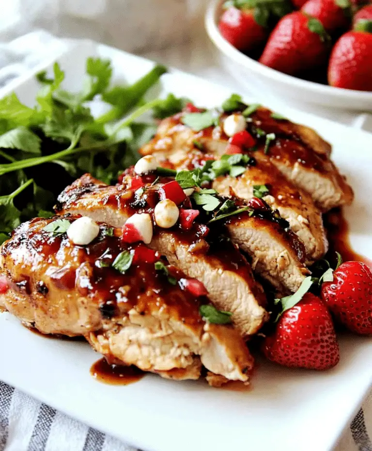 Strawberry Chicken Recipe