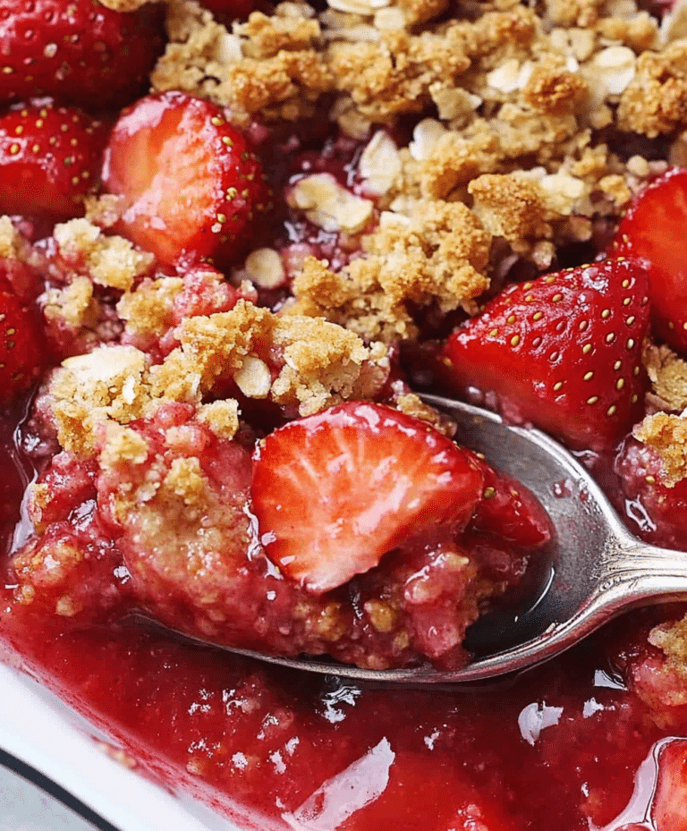 Strawberry Crisp Recipe