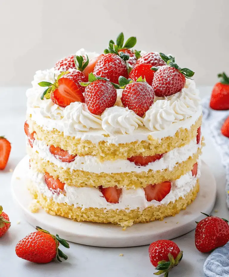 Strawberry Shortcake Cake Recipe