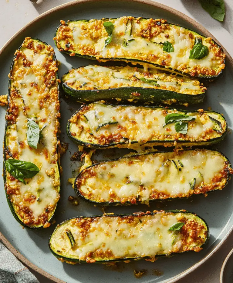 Tender Cheesy Zucchini Steaks Recipe