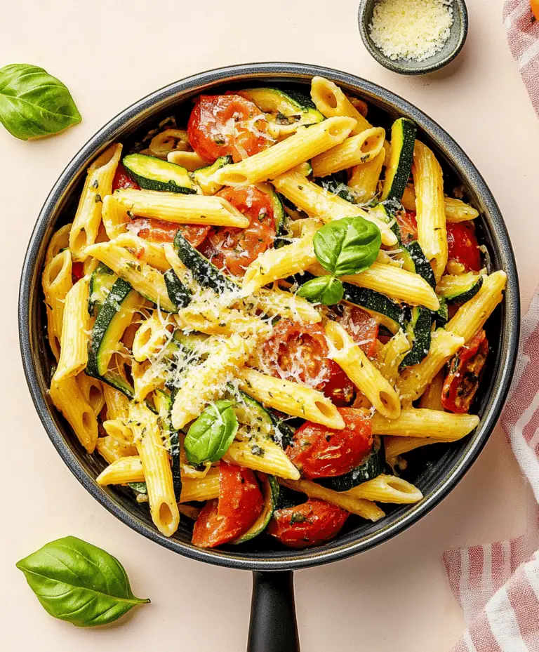 Tomato Zucchini Pasta Recipe