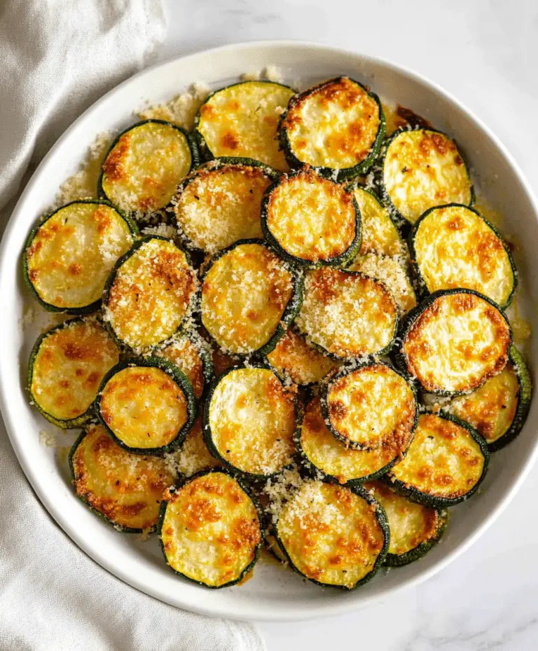 Baked Parmesan Zucchini Recipe
