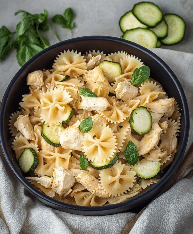 Chicken Zucchini Pasta Recipe