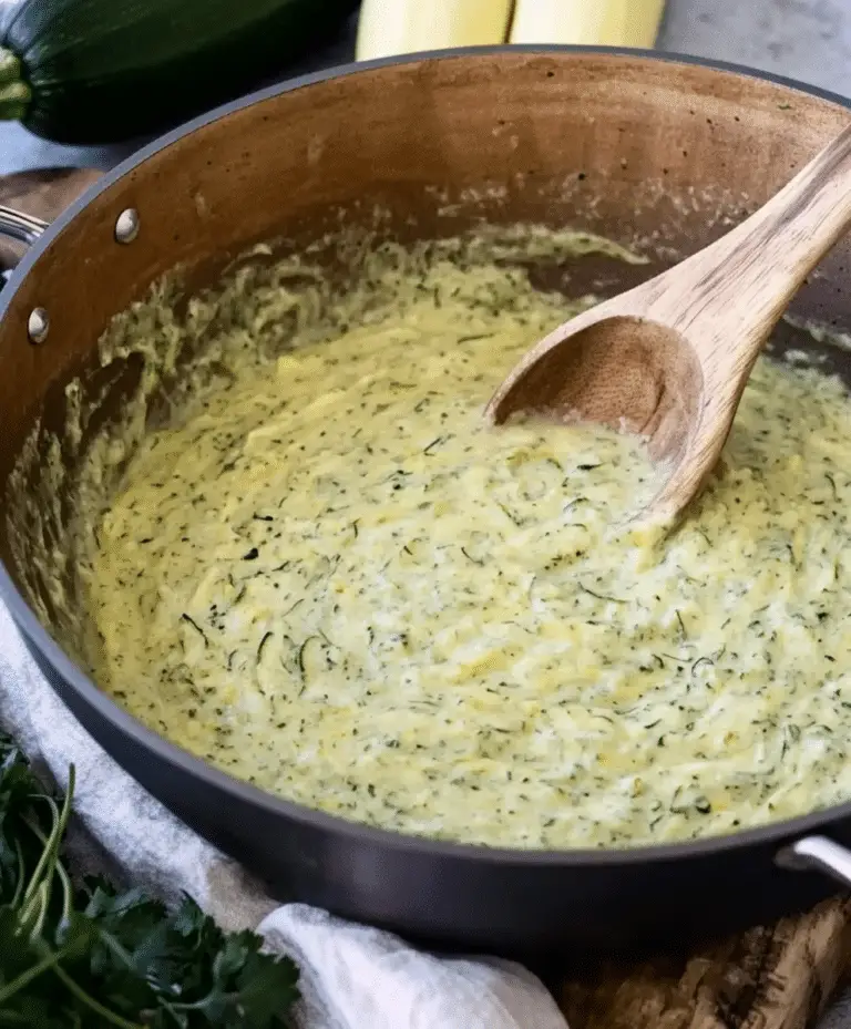 Creamy Zucchini Sauce Recipe