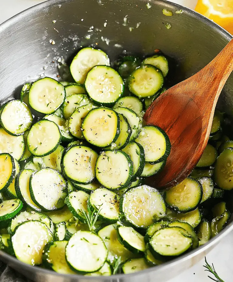 Easy Sautéed Zucchini Recipe