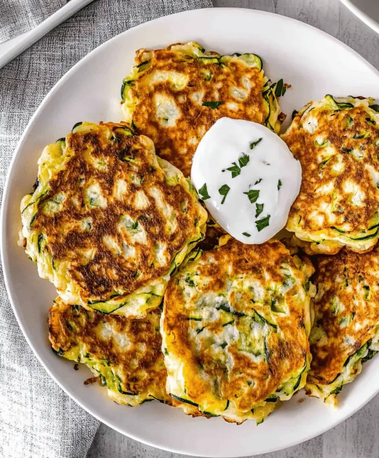 Easy Zucchini Fritters Recipe